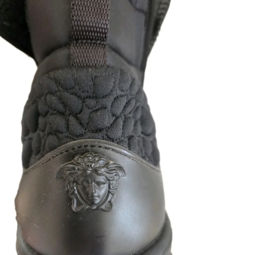 Versace Chain Reaction High-Top  Sneaker Boots EU Size 42 US Mens Size 9 ( EUC) - Picture 7 of 9